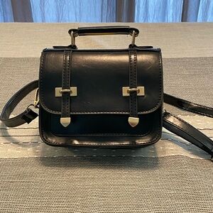 Vintage style black handbag